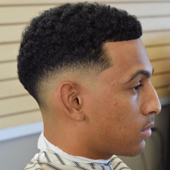 Featured image of post Haircut Fade Black Male / Faded sides, high mohawk top.