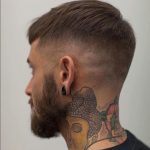 crop with tapered undercut