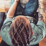 Woven Braid Hairstyle For guys