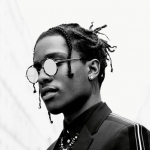 ASAP Rocky pony with loose braids