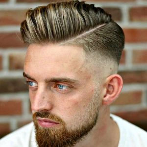 Hard Part With Combover and Skin Fade