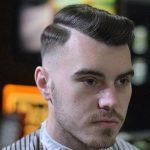 side swept formal style