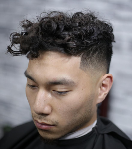 curls with fade line up