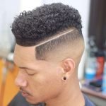 hightop curls with fade