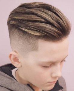 Slicked Back Fade Cut