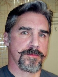 handlebar with goatee