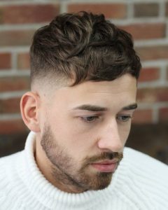 taper fade with soft texture