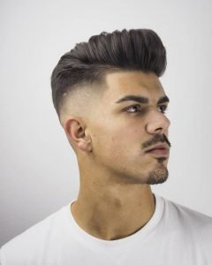 drop fade pompadour