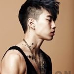 Mens Korean Hairstyles – Faux Hawk with Shaved Sides