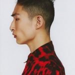 Mens Korean Hairstyles – Shaved Sides with Small Top Knot