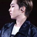 Mens Korean Hairstyles – Top Knot with Pompadour Bangs