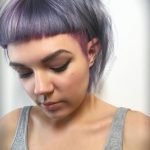 Punk Hairstyles for Women – Bob with undercut and Short Bangs