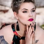 Punk Hairstyles for Women – Pixie Cut with Frosted Tips