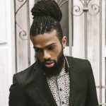 Braided Jumbo Bun Dreadlocks