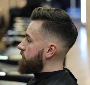 Mid Fade Haircut long top